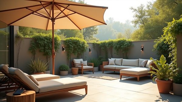 Protection solaire terrasse : 5 solutions innovantes et efficaces