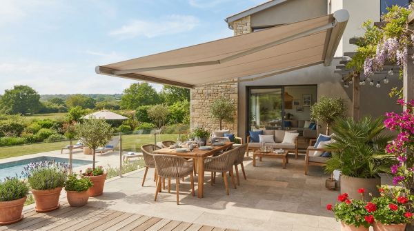 Protection solaire terrasse : 5 solutions innovantes et efficaces