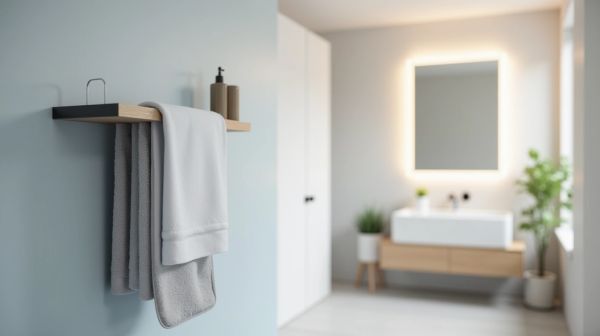 Transformez votre salle de bain avec un porte serviette pratique